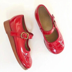 Buster Brown Vintage Red Patent Leather Mary Jane Shoes